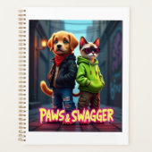 Paws & Swagger™ Schattige Pet-Inspired – Stijl Planner (Voorkant)