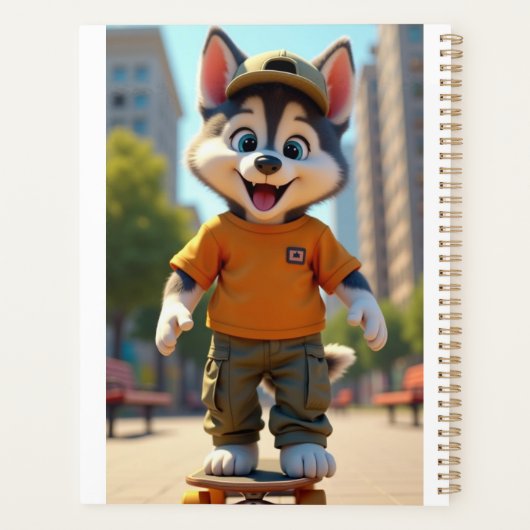 Paws & Swagger™ Schattige Pet-Inspired – Stijl Planner (Achterkant)