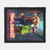 Paws & Swagger™ Stijlvolle huisdierenkleding babyd Fleece Deken (Voorkant (Horizontaal))