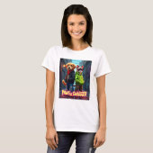 Paws & Swagger™ Stijlvolle huisdierenkleding babyd T-shirt (Voorkant volledig)