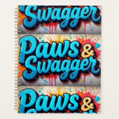 "Paws & Swagger Stijlvolle Planner" Planner (Voorkant)