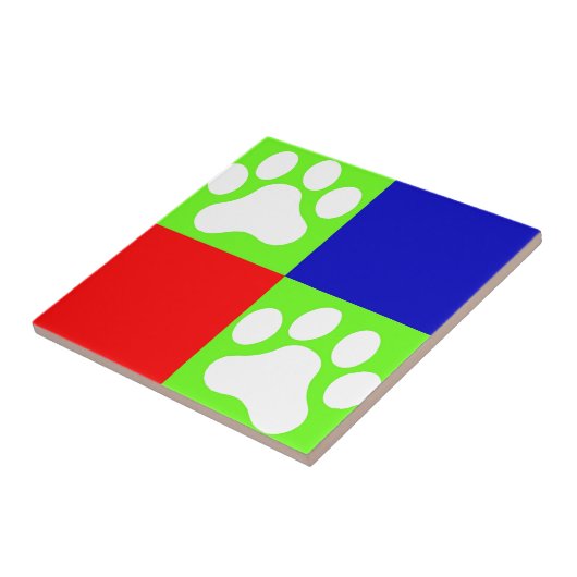 Paws Tegeltje (Zijkant)