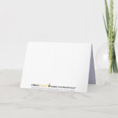 Paws Thank You Card voor de dierenarts (paarse / b Bedankkaart (Achterkant)