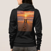 Paws to Boots Zonsondergang Hoodie (Achterkant)