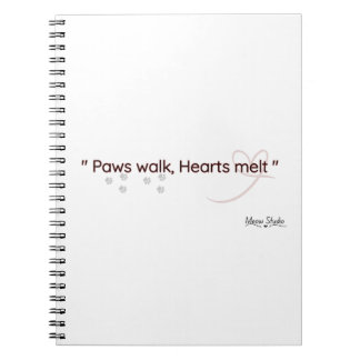 Paws Touch, Hearts Feel Notebook Notitieboek