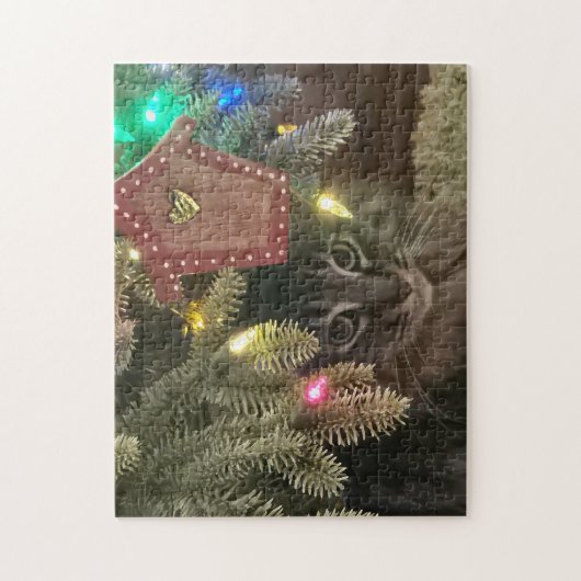 Paws under the tree Puzzle Legpuzzel (Verticaal)