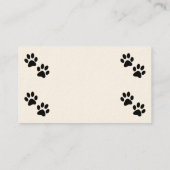 Paws Visitekaartje (Achterkant)