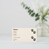Paws Visitekaartje (Staand voorkant)