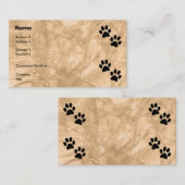 Paws Visitekaartje (Voorkant / Achterkant)