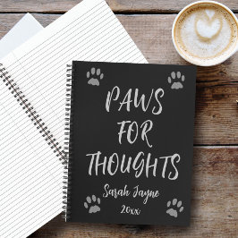 Paws voor Gedachten Paw Print Journal Notitieboek