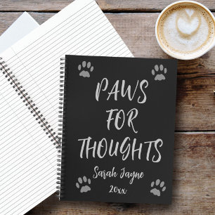 Paws voor Gedachten Paw Print Journal Notitieboek