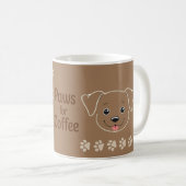 Paws voor Koffie Koffiemok (Voorkant rechts)