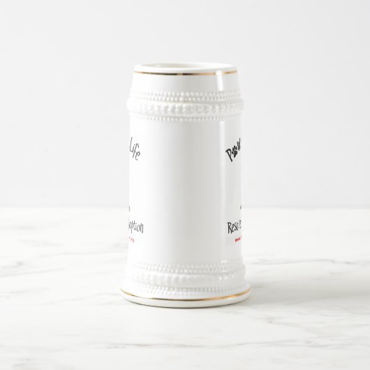 Paws voor Life stein Bierpul (Center)