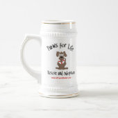 Paws voor Life stein Bierpul (Links)