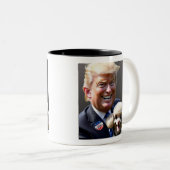 Paws voor Trump MAGA & Dog Coffee Mok "Trump 2024" (Voorkant rechts)