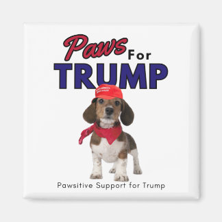 Paws voor Trump Magnet - Ondersteuning Trump 2024