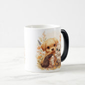 Paws & Whiskers Mok: Schattig Dierenvriend Ontwerp Magische Mok (Voorkant rechts)