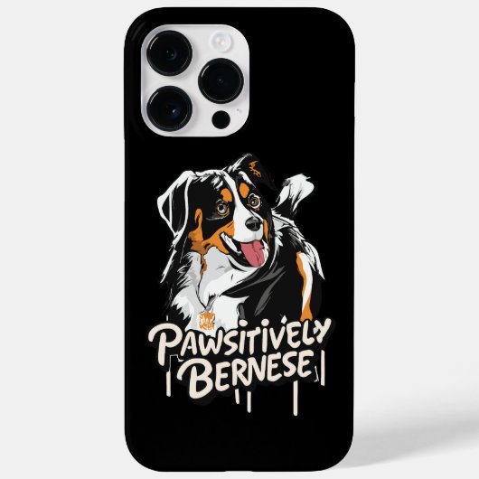 Pawsitief Berner Graffiti - Berner Hondenliefhebbe Case-Mate iPhone Case (Achterkant)