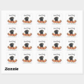 Pawsitief Dankbaar Gezegend Mooie Hond Vierkante Sticker (Vel)