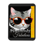 Pawsitief fantastische kat magneet (Verticaal)