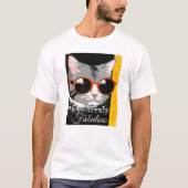 Pawsitief fantastische kat t-shirt (Voorkant)