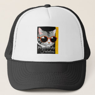 Pawsitief fantastische kat trucker pet