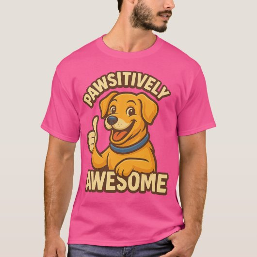 Pawsitief Geweldige Hondenliefhebber T-shirt – Sch (Voorkant)