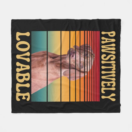 PAWSITIEF LOVABEL FLEECE DEKEN (Voorkant (Horizontaal))