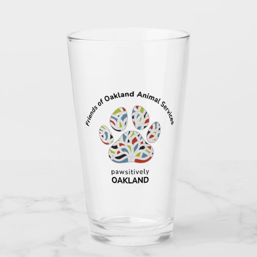 Pawsitief Oakland FOAS Glass Pint Glas (Voorkant)