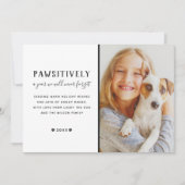 Pawsitief onvergetelijke nieuwjaarsfoto feestdagenkaart (Voorkant)
