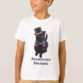 Pawsitief Patriottisch T-shirt (Voorkant)