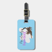 pawsitief purfect bagagelabel (Voorkant verticaal)