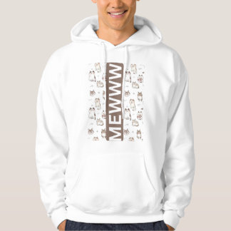 Pawsitief Purfect: Cat Digging T-shirt" Hoodie