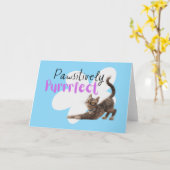 pawsitief purfect kaart (Gele Bloem)