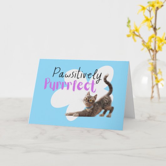 pawsitief purfect kaart (Gele Bloem)