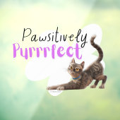 pawsitief purfect raamsticker (Vel 3)