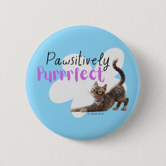pawsitief purfect ronde button 5,7 cm (Voorkant)
