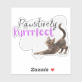 pawsitief purfect sticker (Vel)