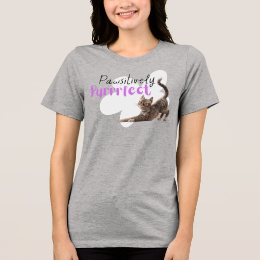pawsitief purfect Tri-Blend shirt (Voorkant)