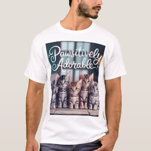 Pawsitief Schattige Kitten T-shirt – Draag uw lief