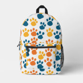 Pawsitief Schattige wit Bedrukte Rugzak (Voorkant)