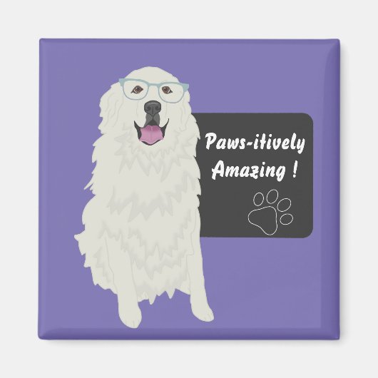 Pawsitive Amazing Education Sticker Magneet (Voorkant)