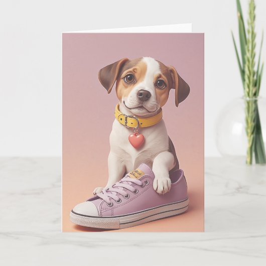Pawsitive Birthday Vibes Kaart (Voorkant)