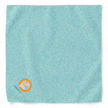 PAWSitive Blauwgroen Dog Bandanna