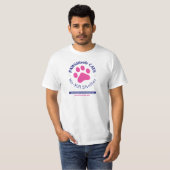 PAWSitive CATS Logo T-Shirt w/back-bericht (Voorkant volledig)
