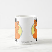 PAWSITIVE CATTITUDE Cartoon Cat Señor Gato Koffiemok (Center)