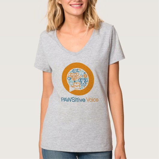 PAWSitive Geweldige Women's Loose Fit T-Shirt (Voorkant)
