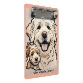 "Pawsitive Pals" Mini Klembord (Schuin)