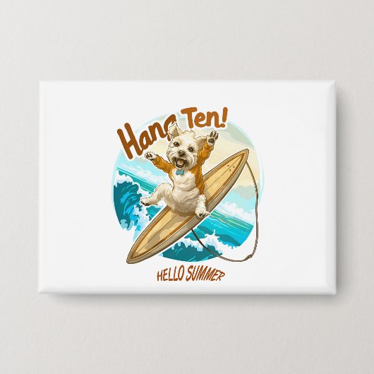 Pawsitive Summer Swag Button (Voorkant)