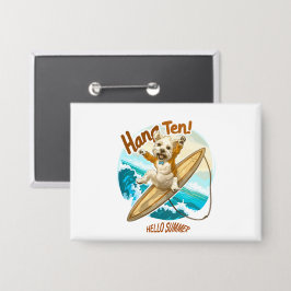 Pawsitive Summer Swag Button